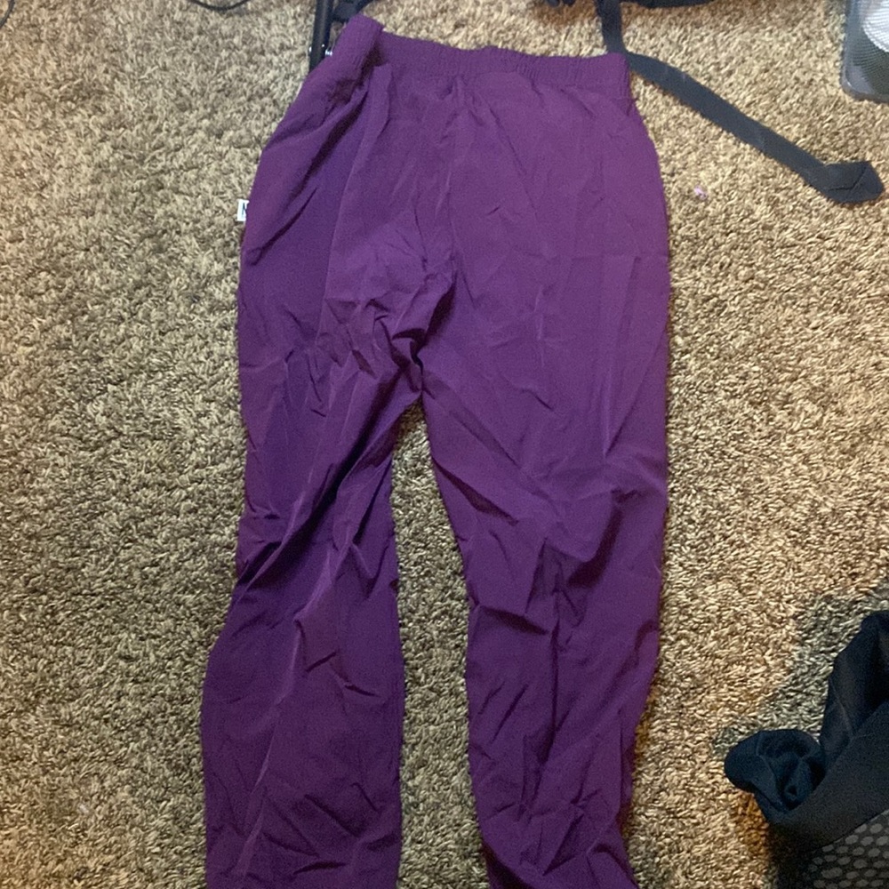 Purple sports sweats